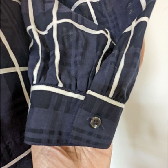 J. Crew Peasant Top 4 Nautical Coastal Cowgirl Preppy Academia Sailor Chic - Picture 13 of 14